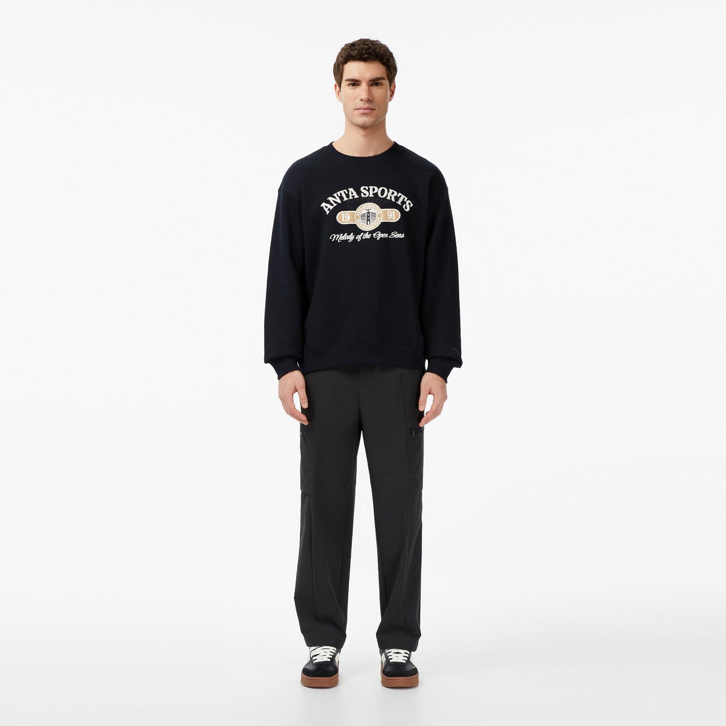 Anta Sports Club Erkek Lacivert Sweatshirt