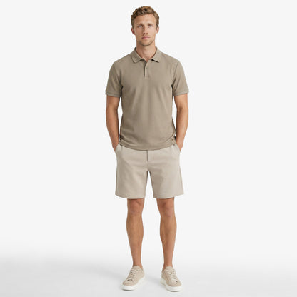 Nautica Erkek Bej Regular Fit Polo Yaka T-shirt