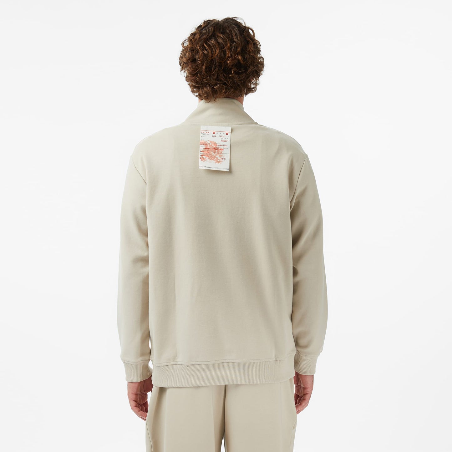 United4 Regular Fit Erkek Bej Sweatshirt
