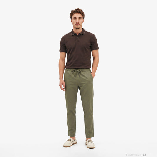 Tommy Hilfiger Seasonal Quality Erkek Yeşil Pantolon
