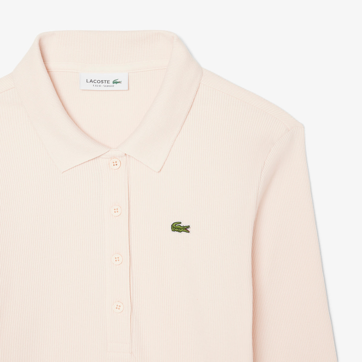 Lacoste L.12.d Slim Fit Kadın Pembe Polo