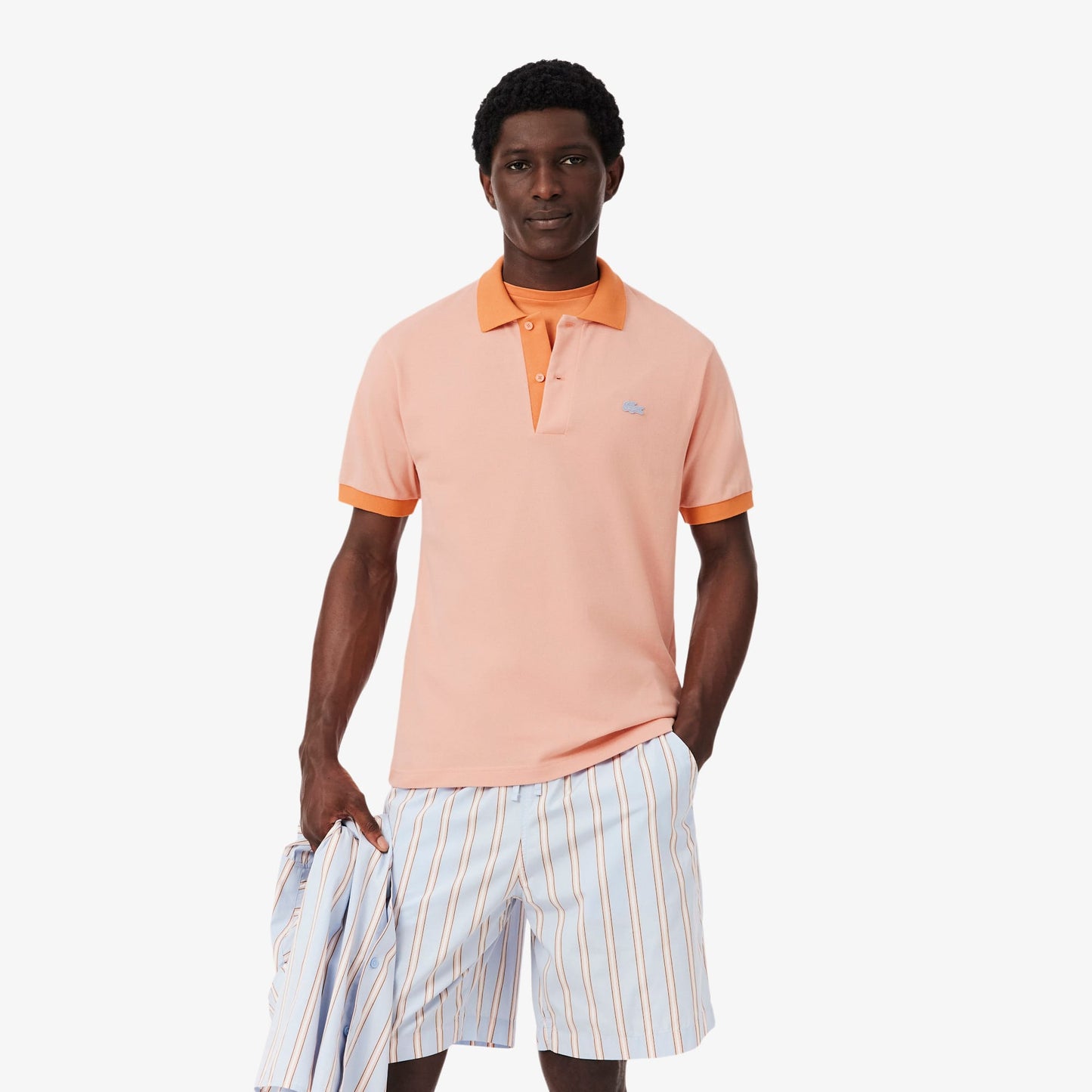 Lacoste Classic Fit Erkek Turuncu Polo