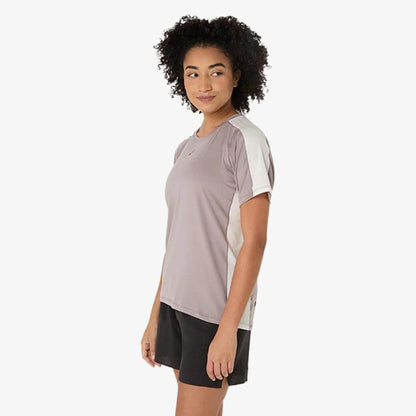Asics Fujitrail Elite Ss Top Kadın Gri T-shirt