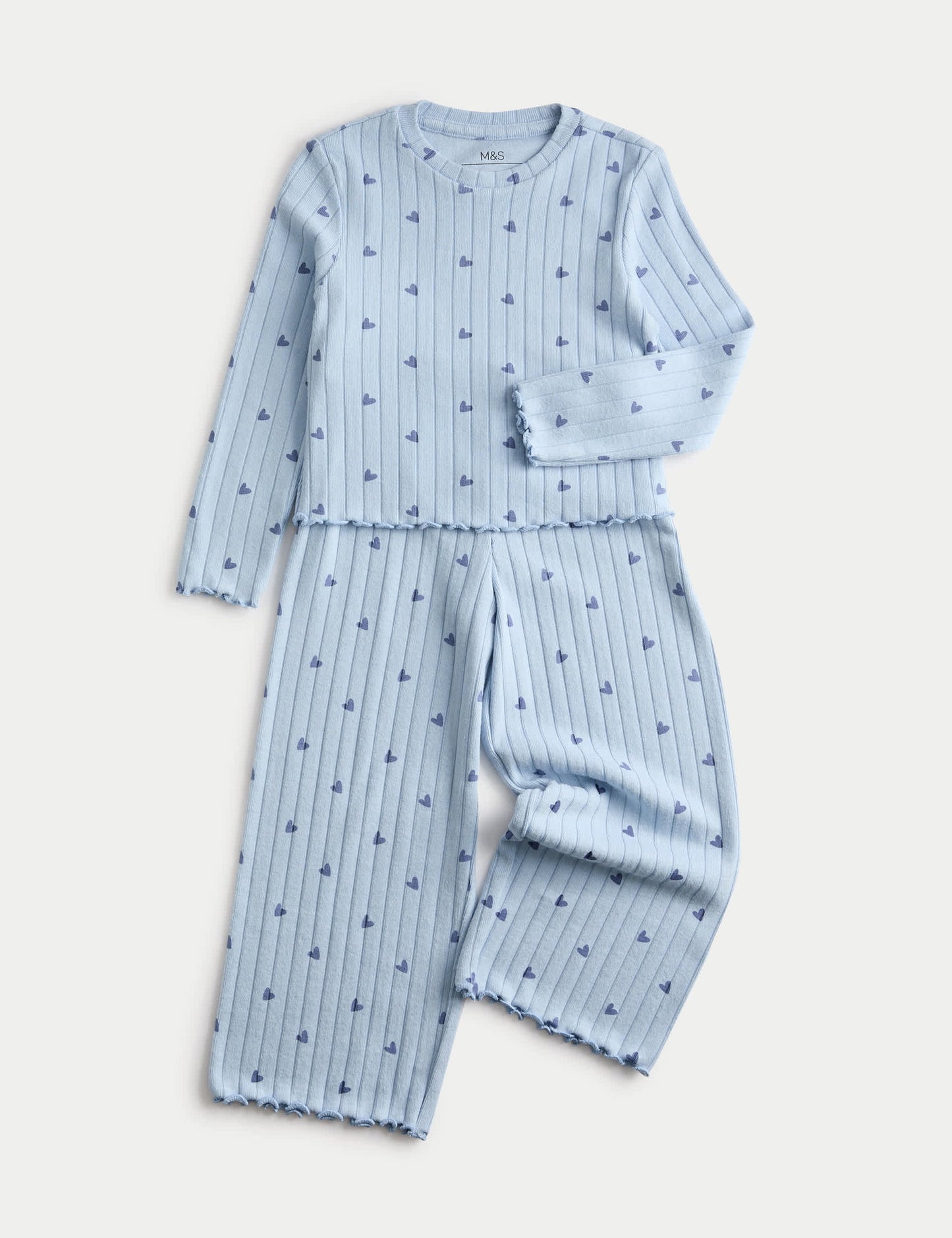 Kalp Detaylı Pijama Takımı