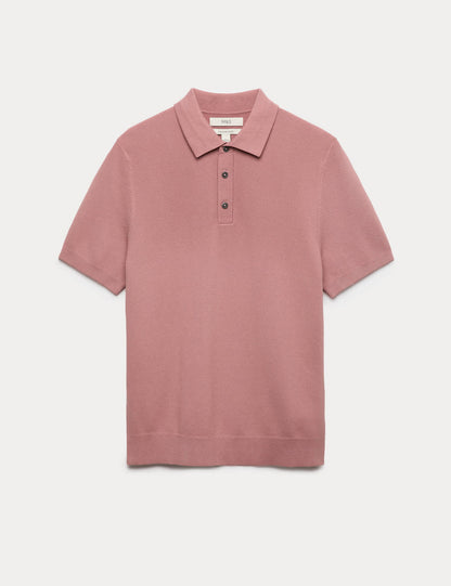 Pamuk Karışımlı Polo Yaka T-shirt