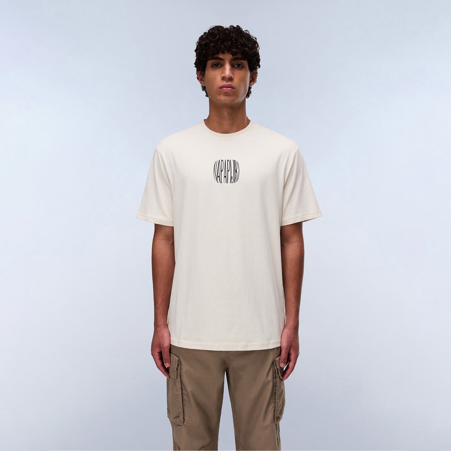 Napapijri Yukis Erkek Beyaz T-shirt