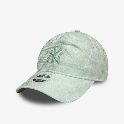 New Era Floral New York Yankees Kadın Yeşil Şapka