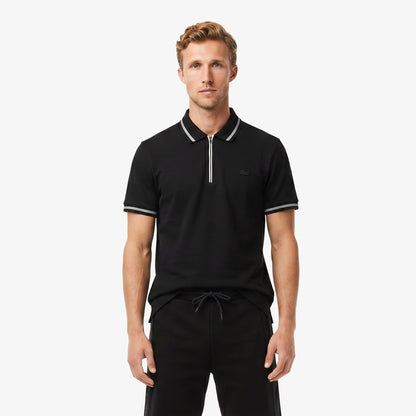 Lacoste Erkek Regular Fit Polo Yaka Siyah Polo