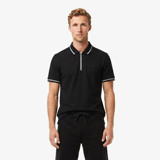Lacoste Erkek Regular Fit Polo Yaka Siyah Polo