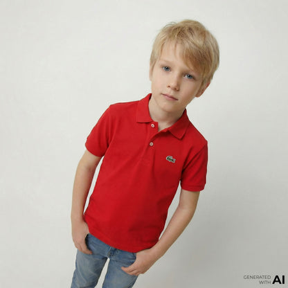 Lacoste Erkek Çocuk Regular Fit Kırmızı Polo