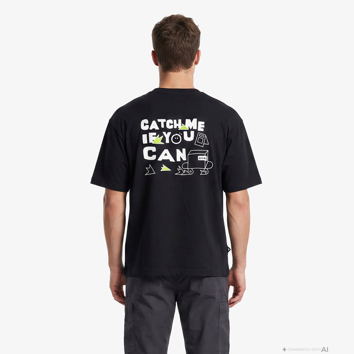 Anta Diary Of Skater Erkek Siyah T-shirt