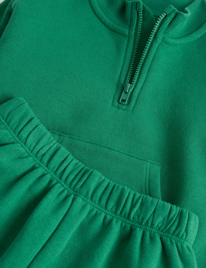Pamuk Karışımlı Sweatshirt Ve Eşofman Altı Seti