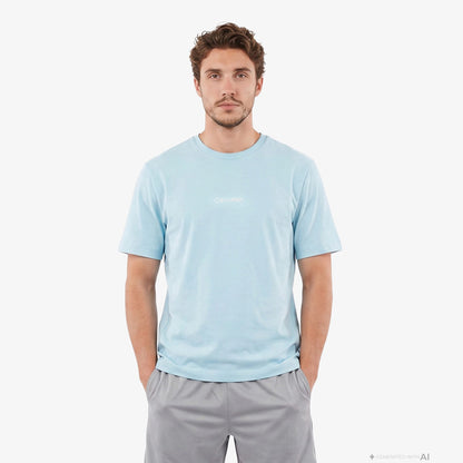 Calvin Klein Crew Neck Erkek Mavi T-shirt