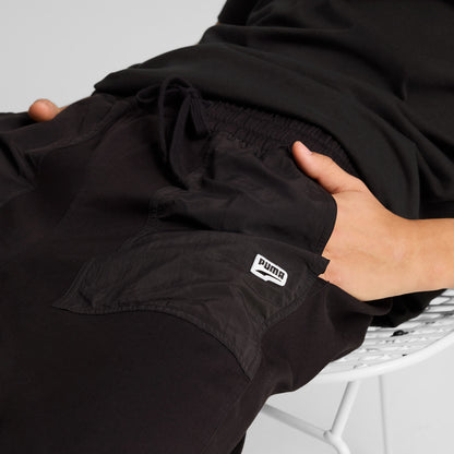 Puma Downtown Parachute Unisex Siyah Pantolon