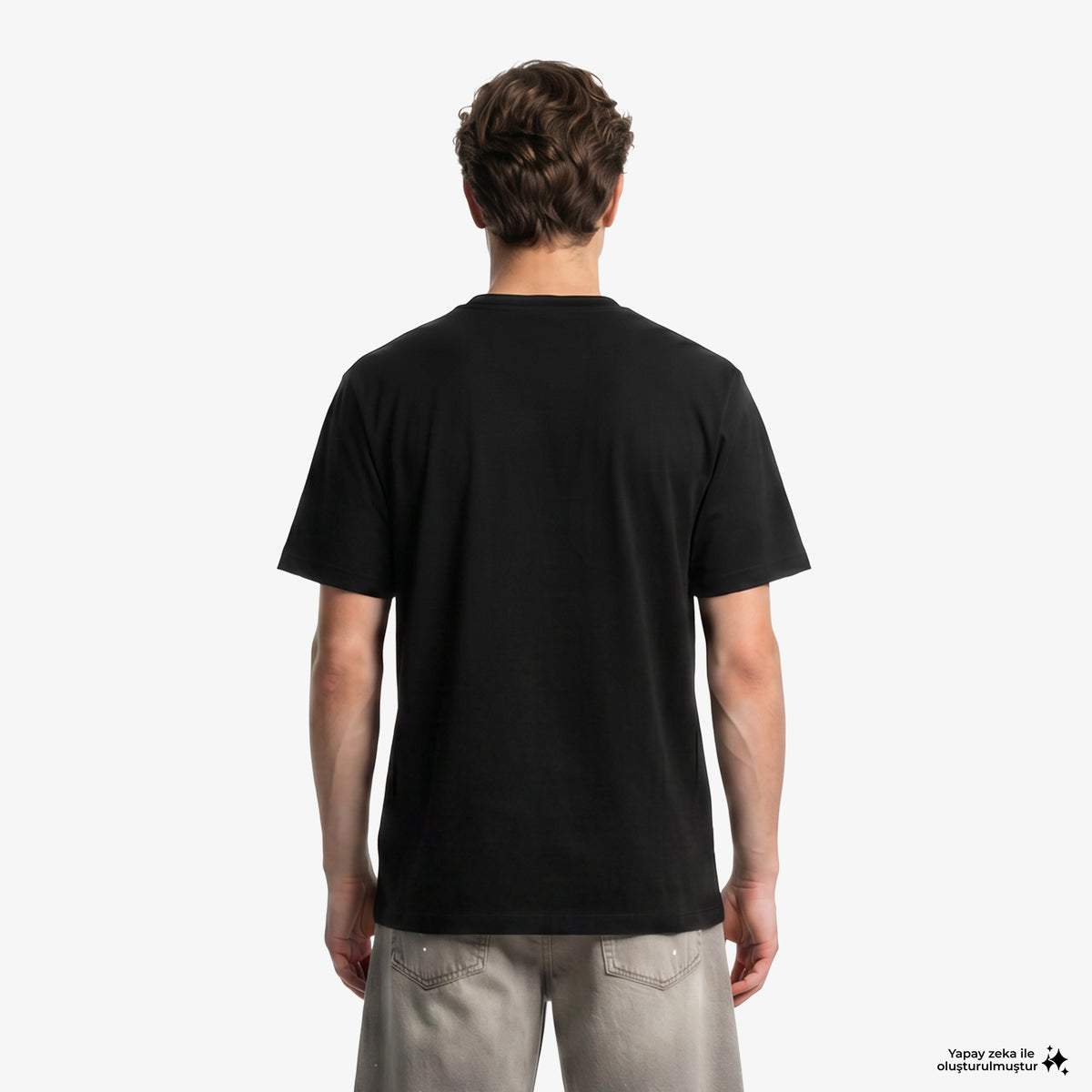 Huf Big Block Erkek Siyah T-shirt