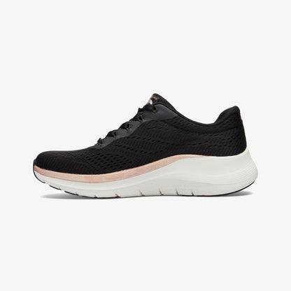 Skechers Arch Fit 2.0 Glow The Distance Kadın Siyah Spor Ayakkabı