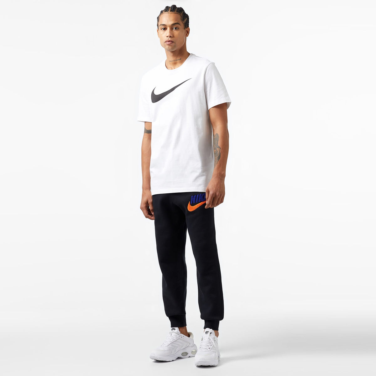 Nike Sportswear Icon Swoosh Erkek Beyaz T-shirt