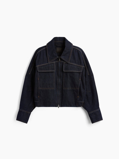 Koyu Mavi Gapstudio Iki Cepli Denim Ceket