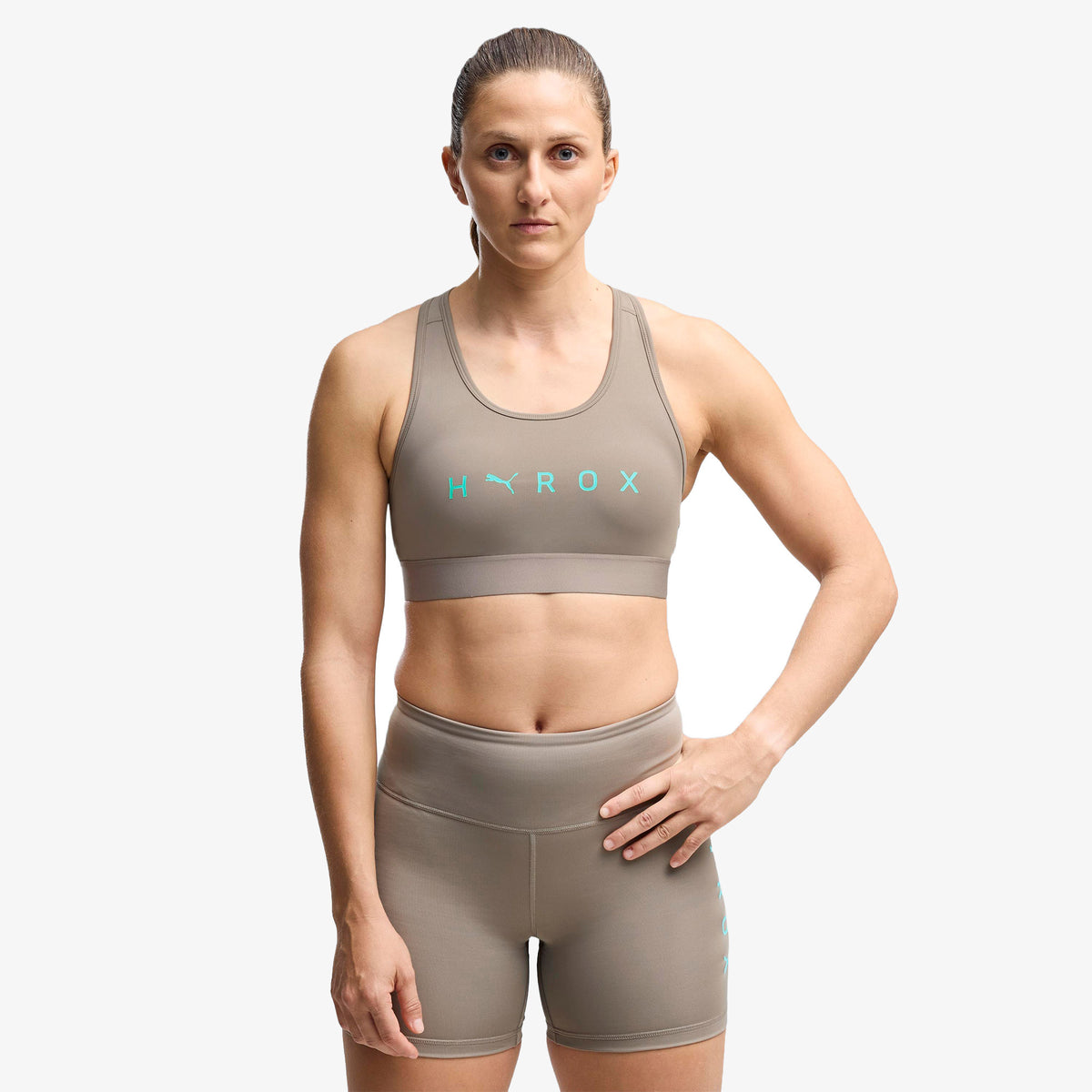 Puma X Hyrox Interlock Kadın Bej Bra