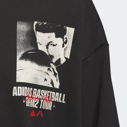Adidas Anthony Edwards Graphic Erkek Siyah Hoodie