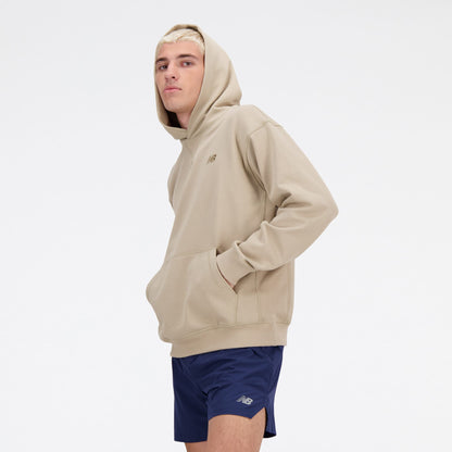 New Balance Athletics French Terry Erkek Bej Sweatshirt