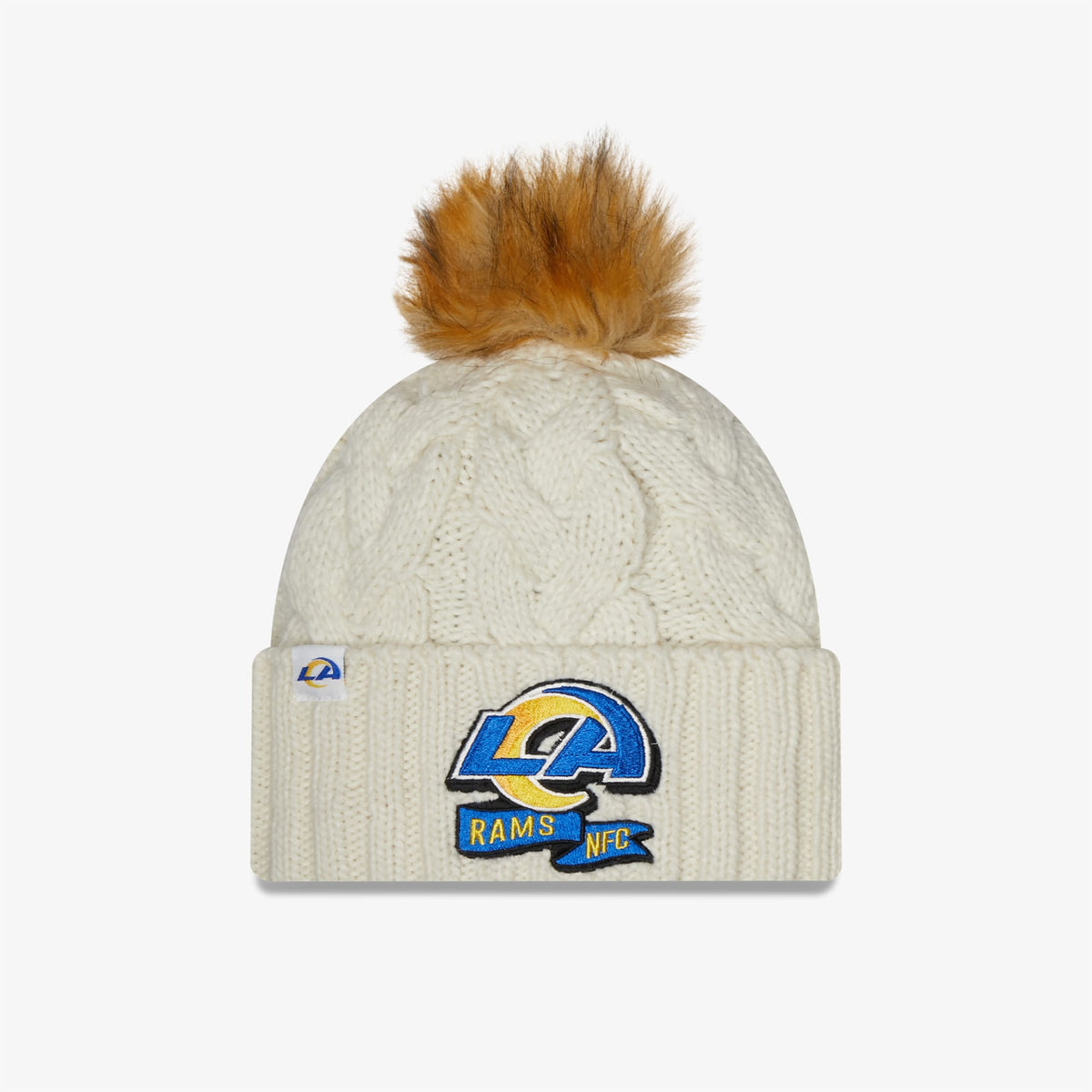 New Era Los Angeles Rams Knit Unisex Bej Bere