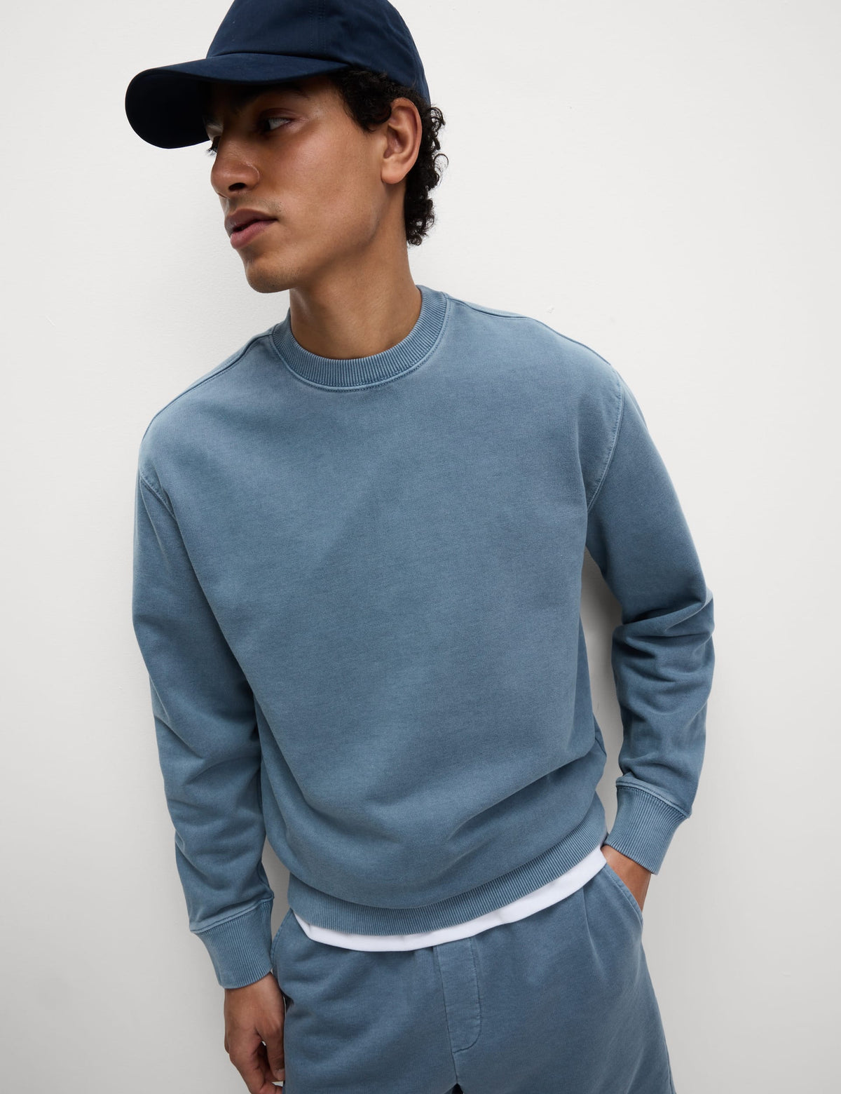 Saf Pamuklu Sweatshirt