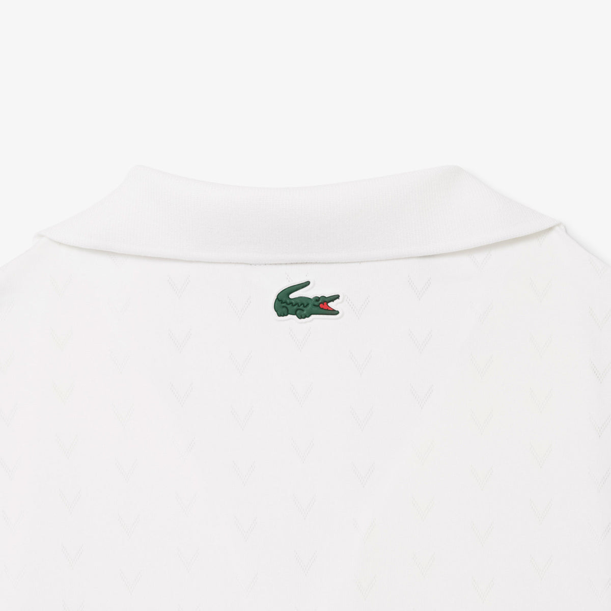 Lacoste Sport Kadın Slim Fit Kolsuz Polo Yaka Beyaz Elbise