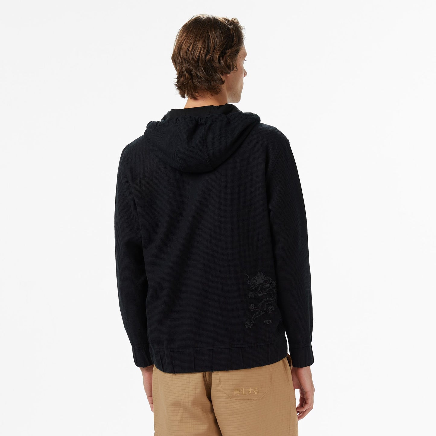United4 Erkek Siyah Hoodie