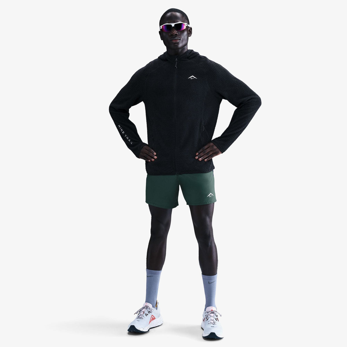 Nike Trail Erkek Siyah Koşu Ceket
