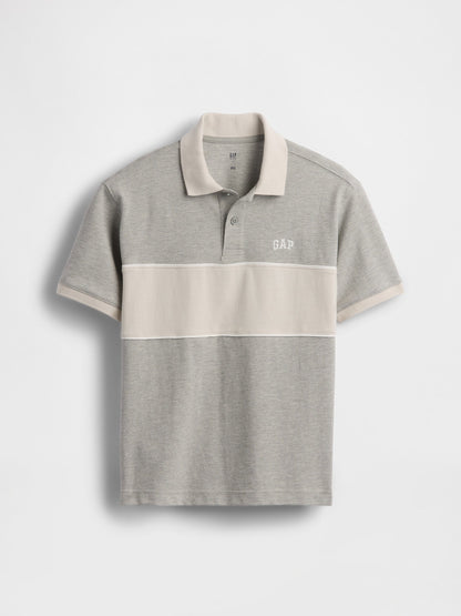 Gri Logo Polo T-shirt
