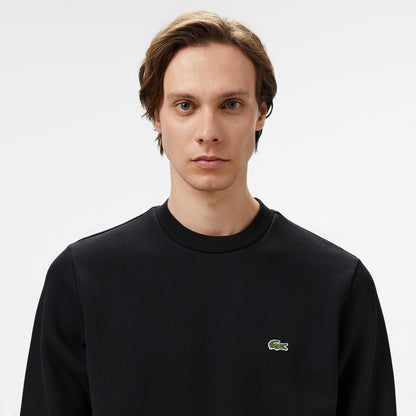 Lacoste Classic Fit Bisiklet Yaka Erkek Siyah Sweatshirt