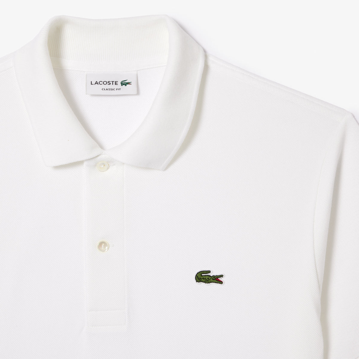 Lacoste Erkek Classic Fit L1212 Beyaz Polo