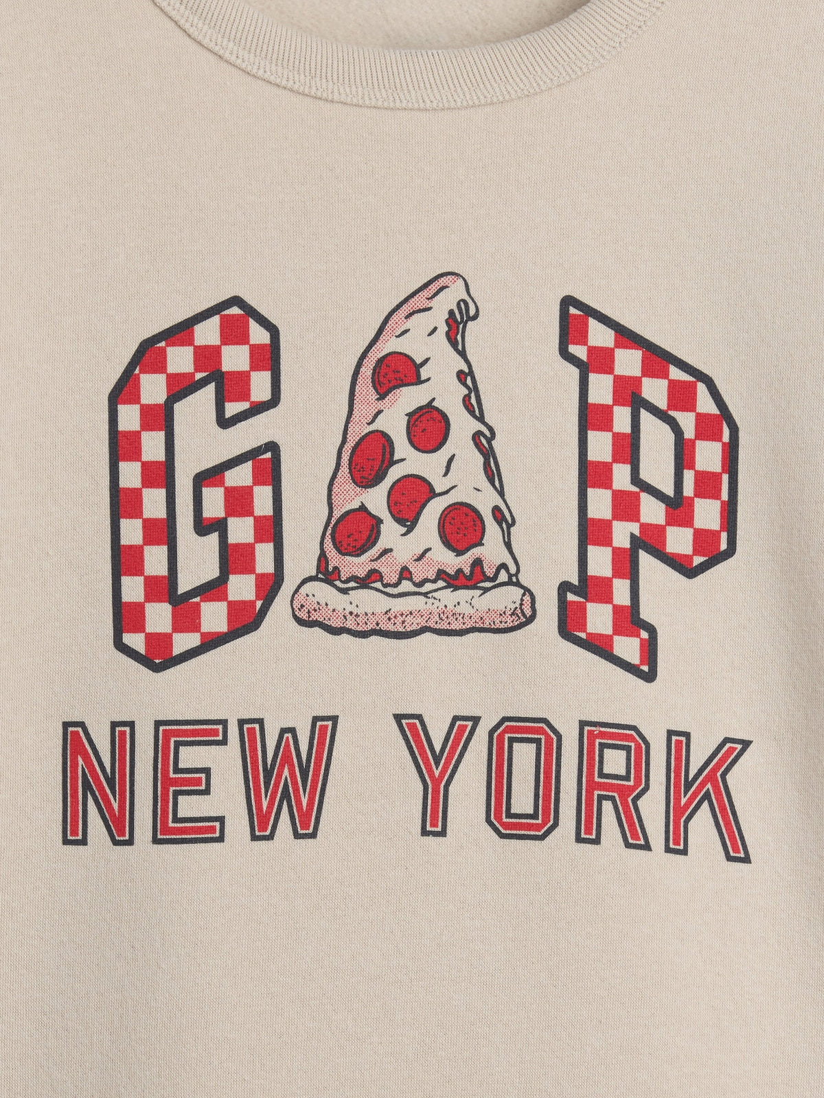 Siyah Relaxed Gap Logo Sweatshirt