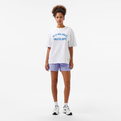 New Balance Lifestyle Erkek Beyaz T-shirt