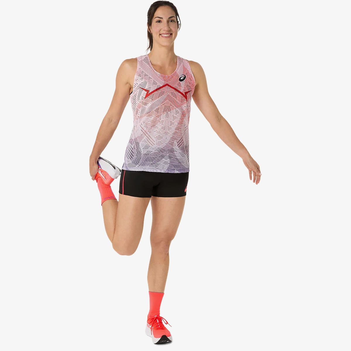 Asics Metaspeed Singlet Kadın Pembe T-shirt