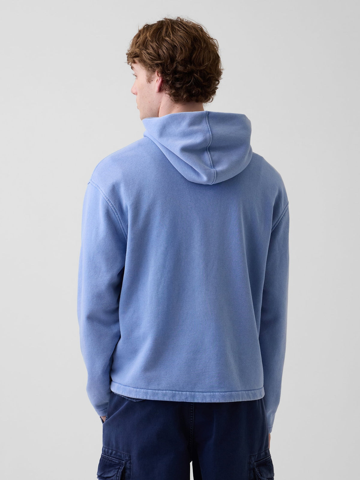 Açık Mavi Vintagesoft Oversized Americana Logo Sweatshirt