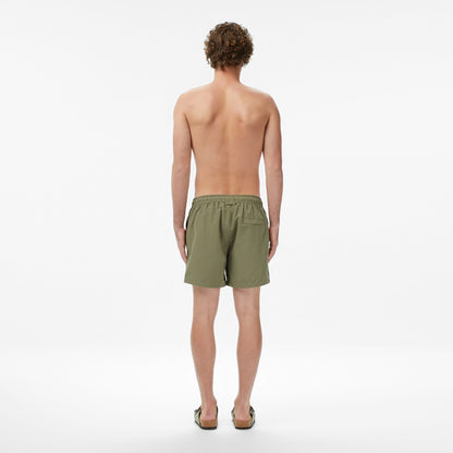 Lacoste Erkek Regular Fit Haki Deniz Şortu