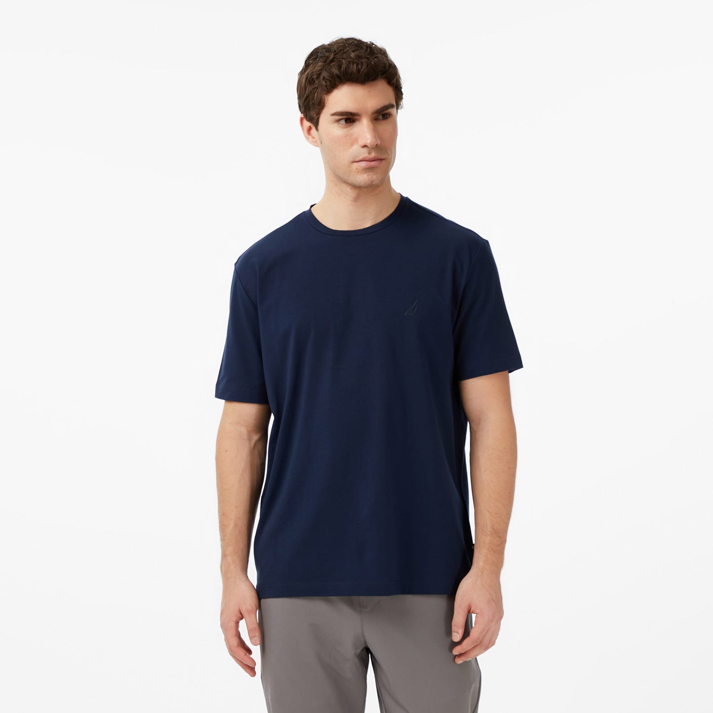 Nautica Erkek Lacivert Regular Fit T-shirt