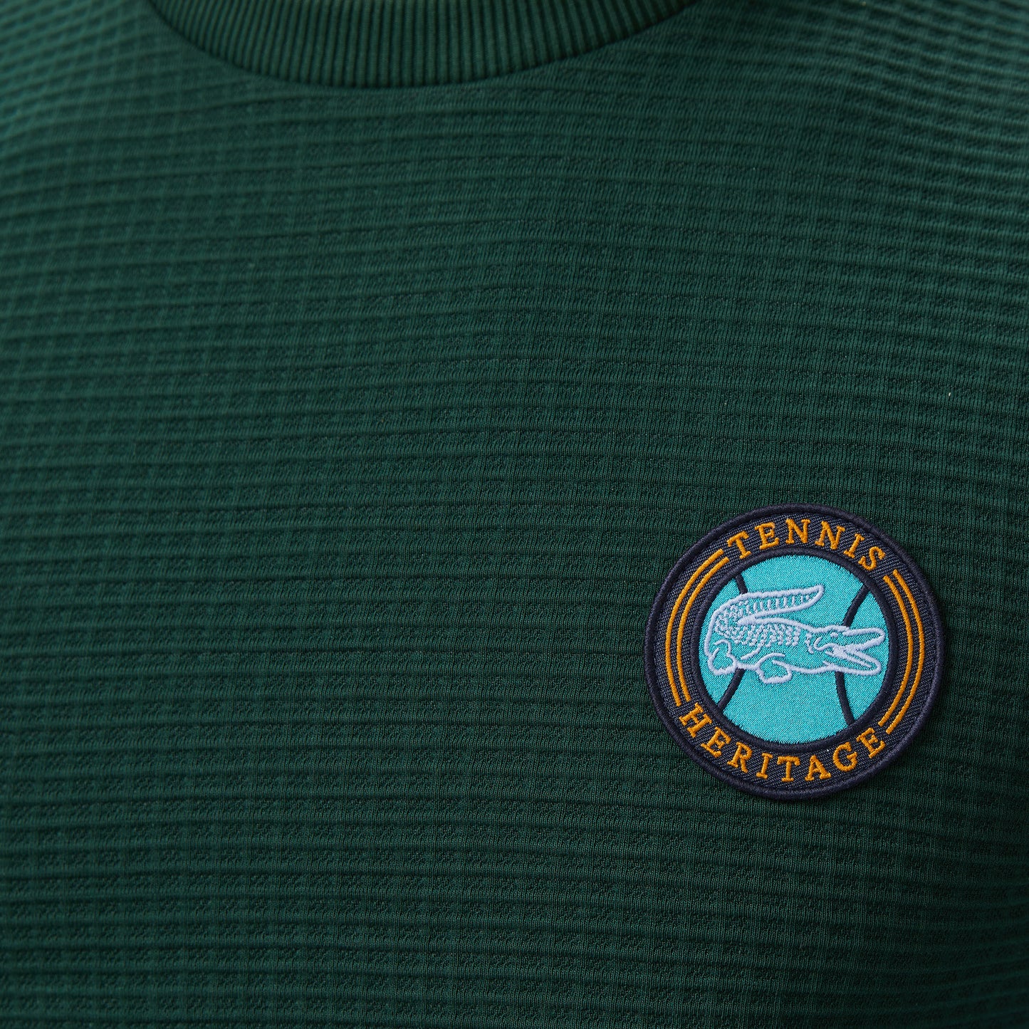 Lacoste Erkek Uzun Kollu Bisiklet Yaka Yeşil T-shirt