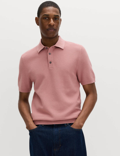 Pamuk Karışımlı Polo Yaka T-shirt