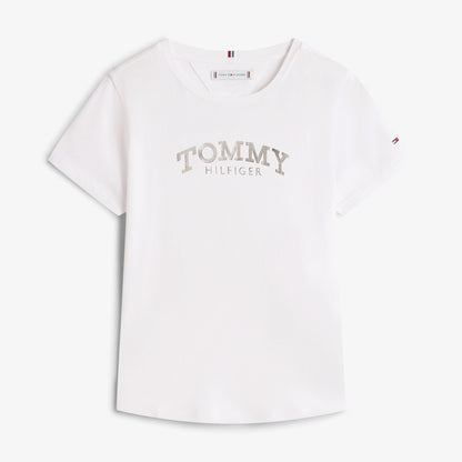 Tommy Hilfiger Tommy Foil Çocuk Beyaz T-shirt