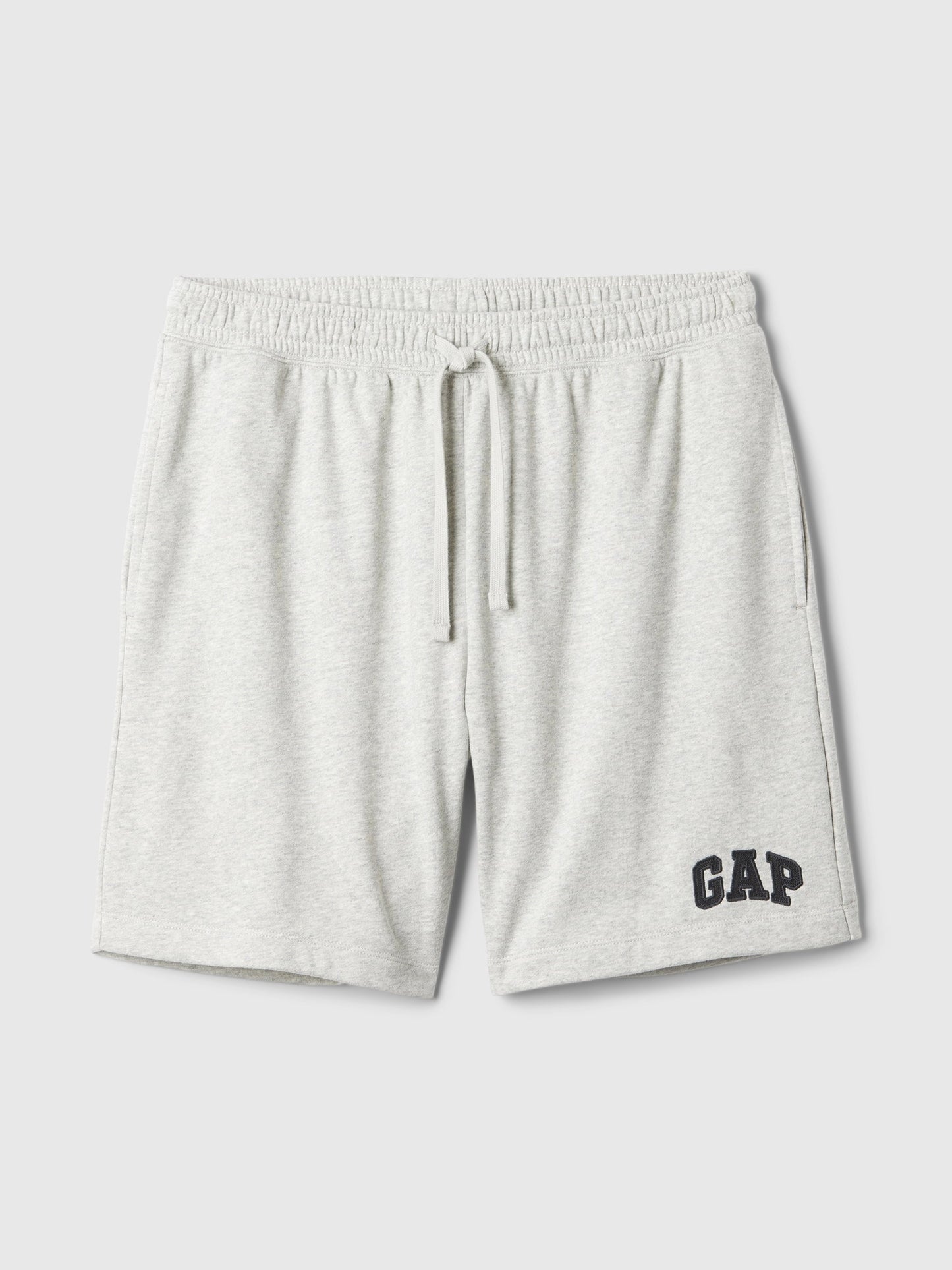 Gri 8'' Gap Logo Fransız Havlu Kumaş Şort