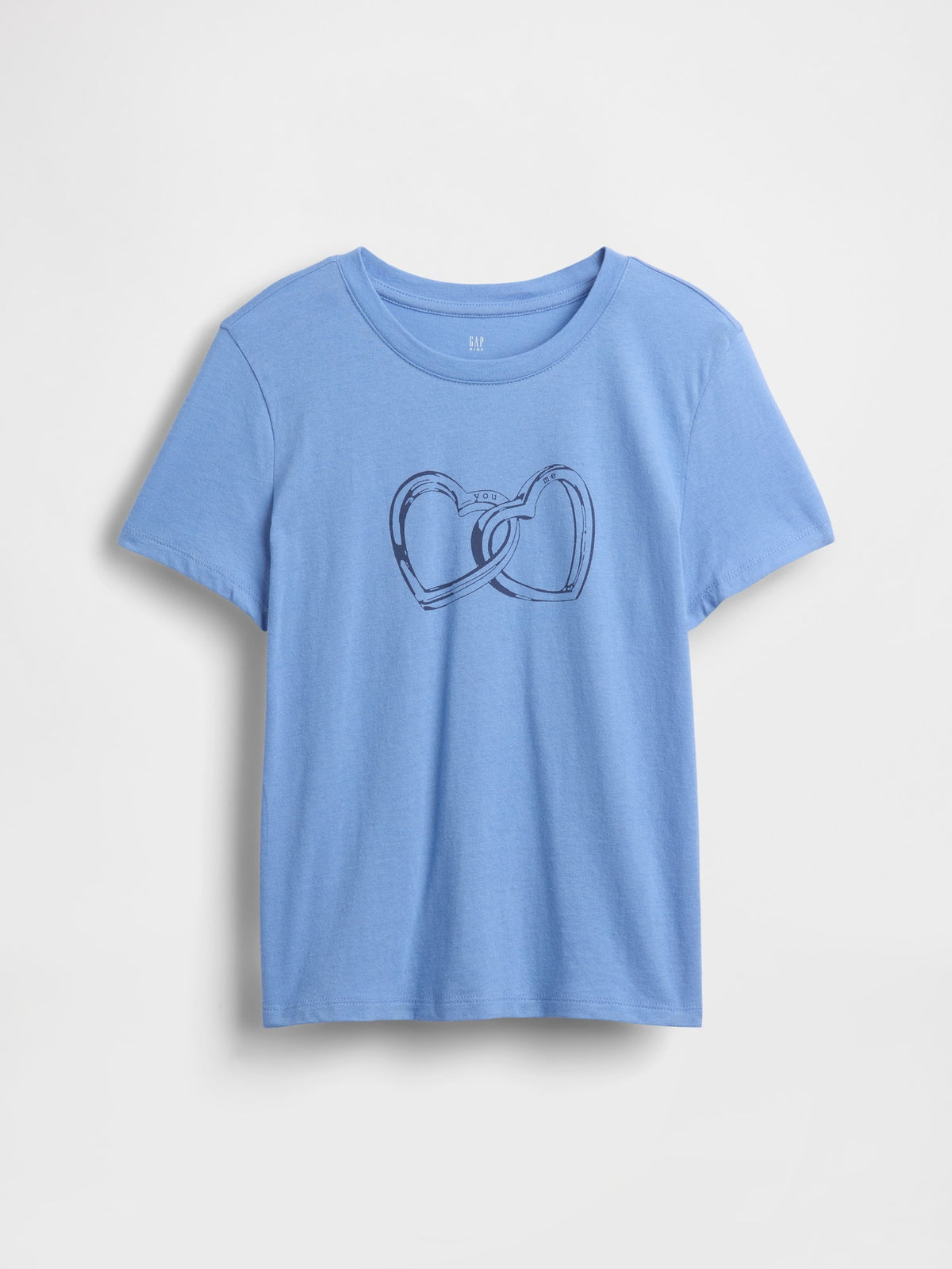 Mavi Relaxed Grafik Baskılı T-shirt