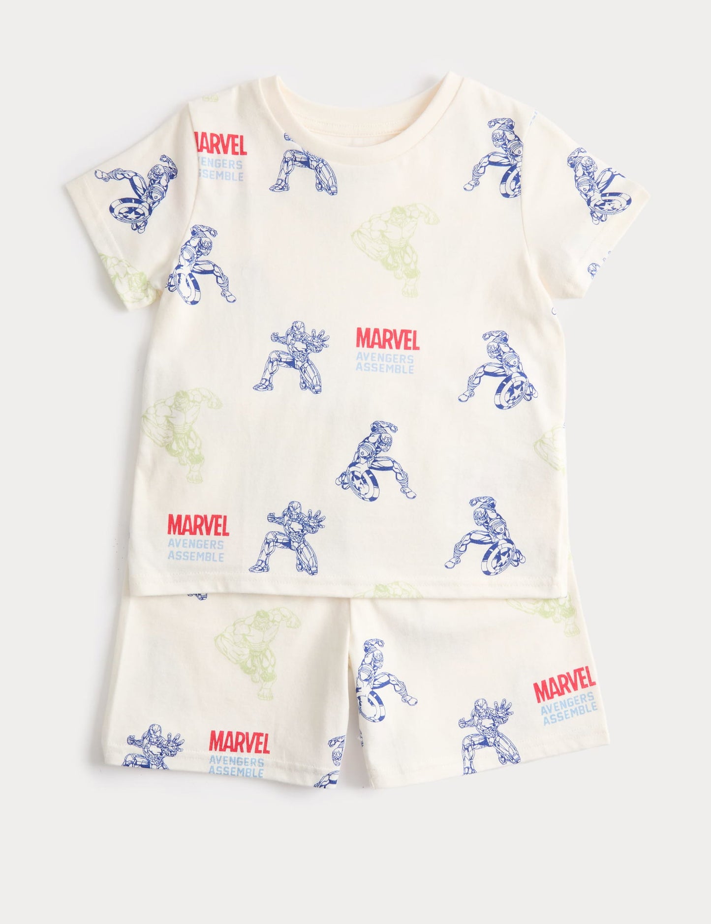 %100 Pamuklu Marvel Pijama Takımı