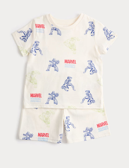 %100 Pamuklu Marvel Pijama Takımı