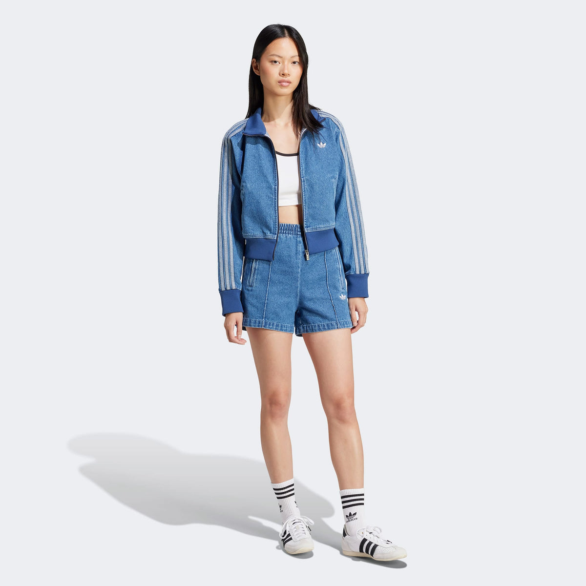 Adidas Denim Tt Kadın Mavi Ceket