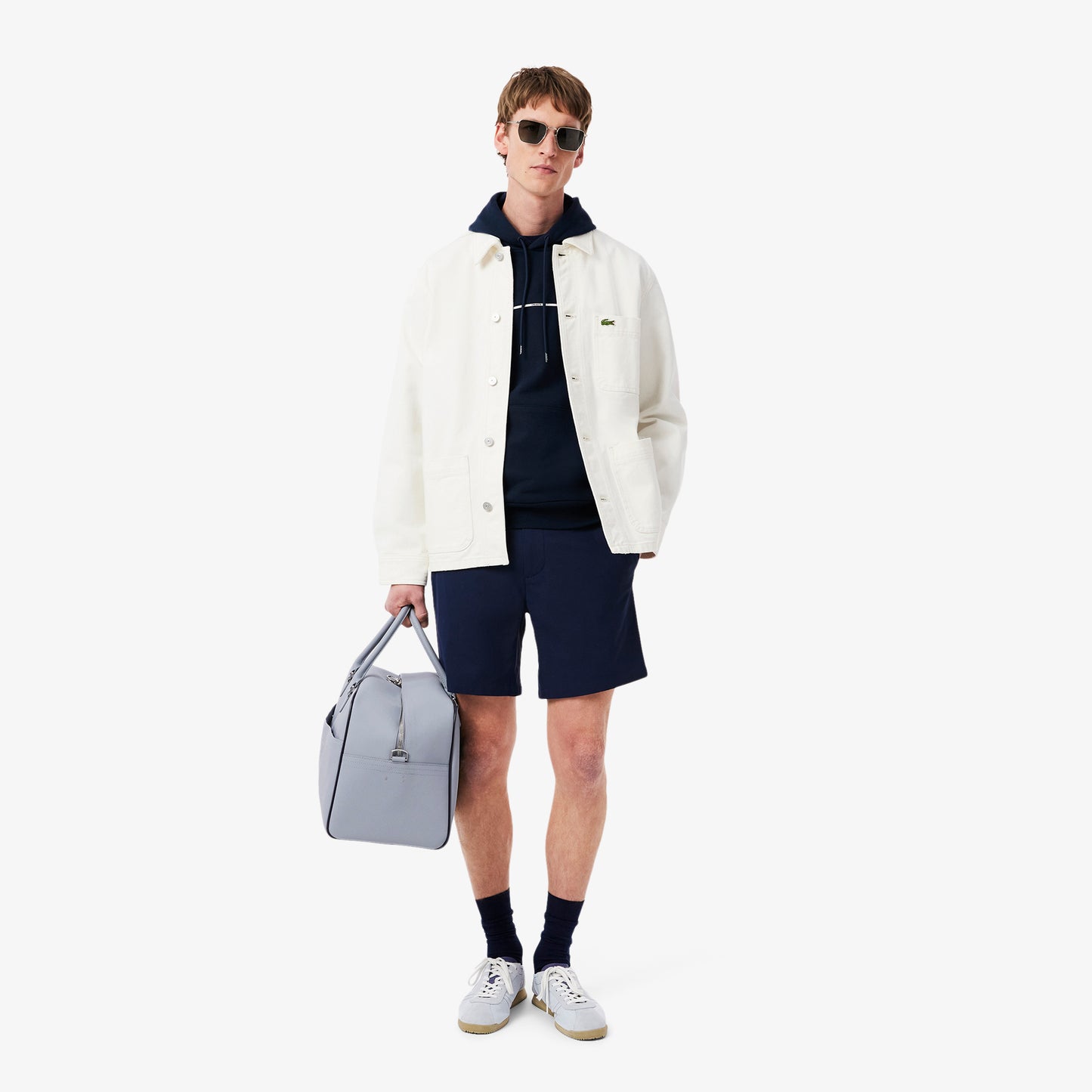 Lacoste Erkek Classic Fit Kapüşonlu Lacivert Sweatshirt