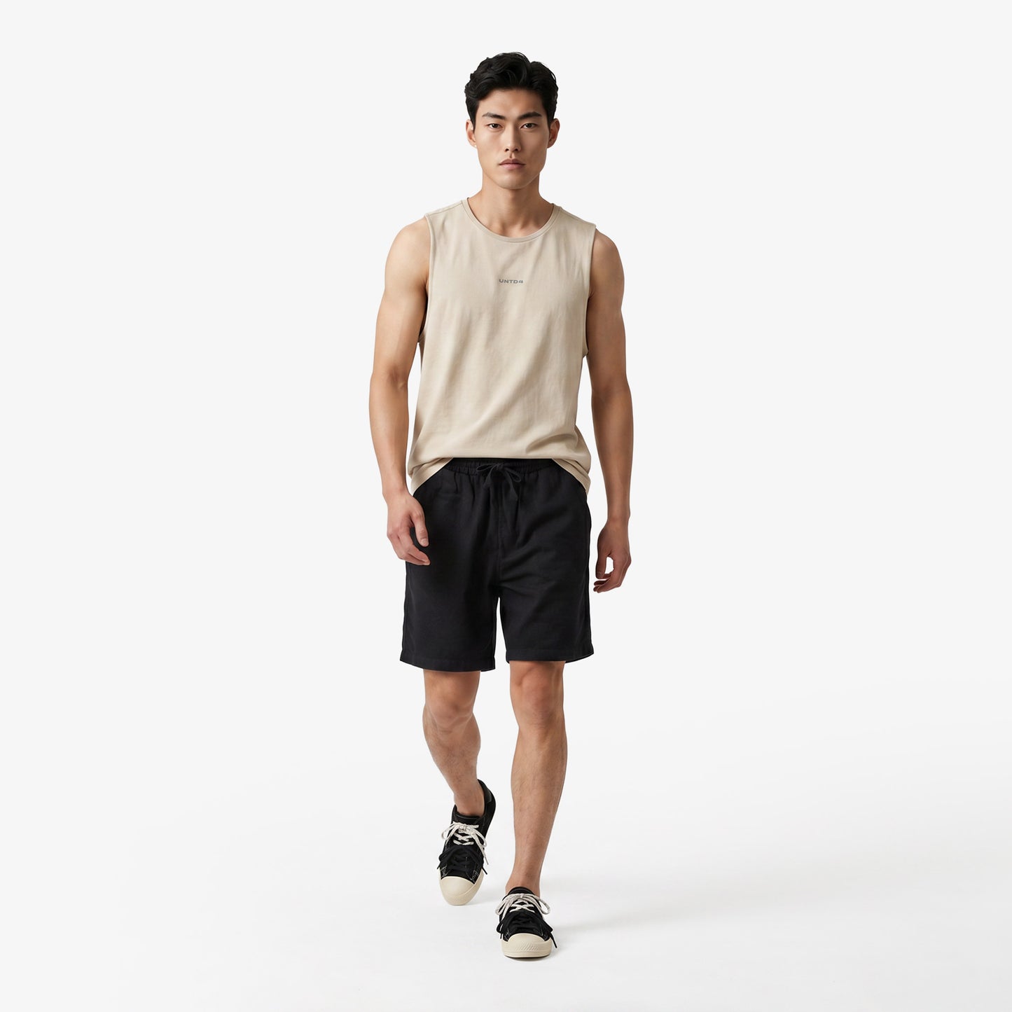 United4 Regular Fit Erkek Krem T-shirt