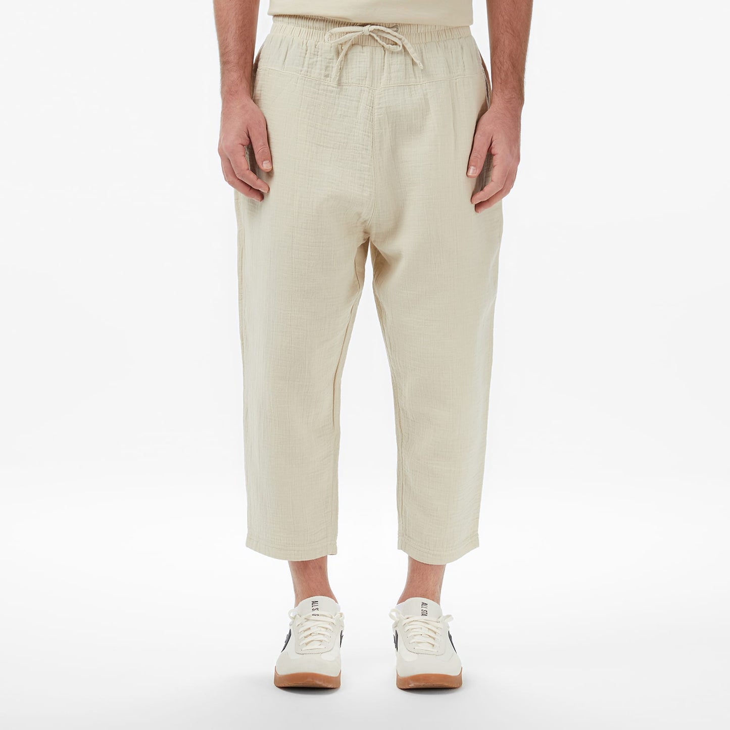 United4 Regular Fit Erkek Krem Pantolon